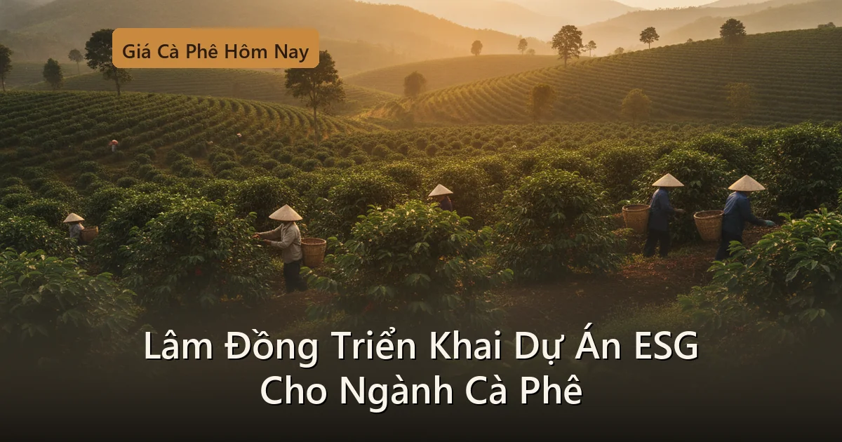 Lâm Đồng Triển Khai Dự Án ESG 3 Năm Cho Ngành Cà Phê, Hướng Tới Chuẩn EU Chống Phá Rừng